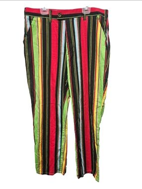 Loudmouth Golf Pants Men’s 34x34 Hot Dog Heritage Stripe Cotton Stretch